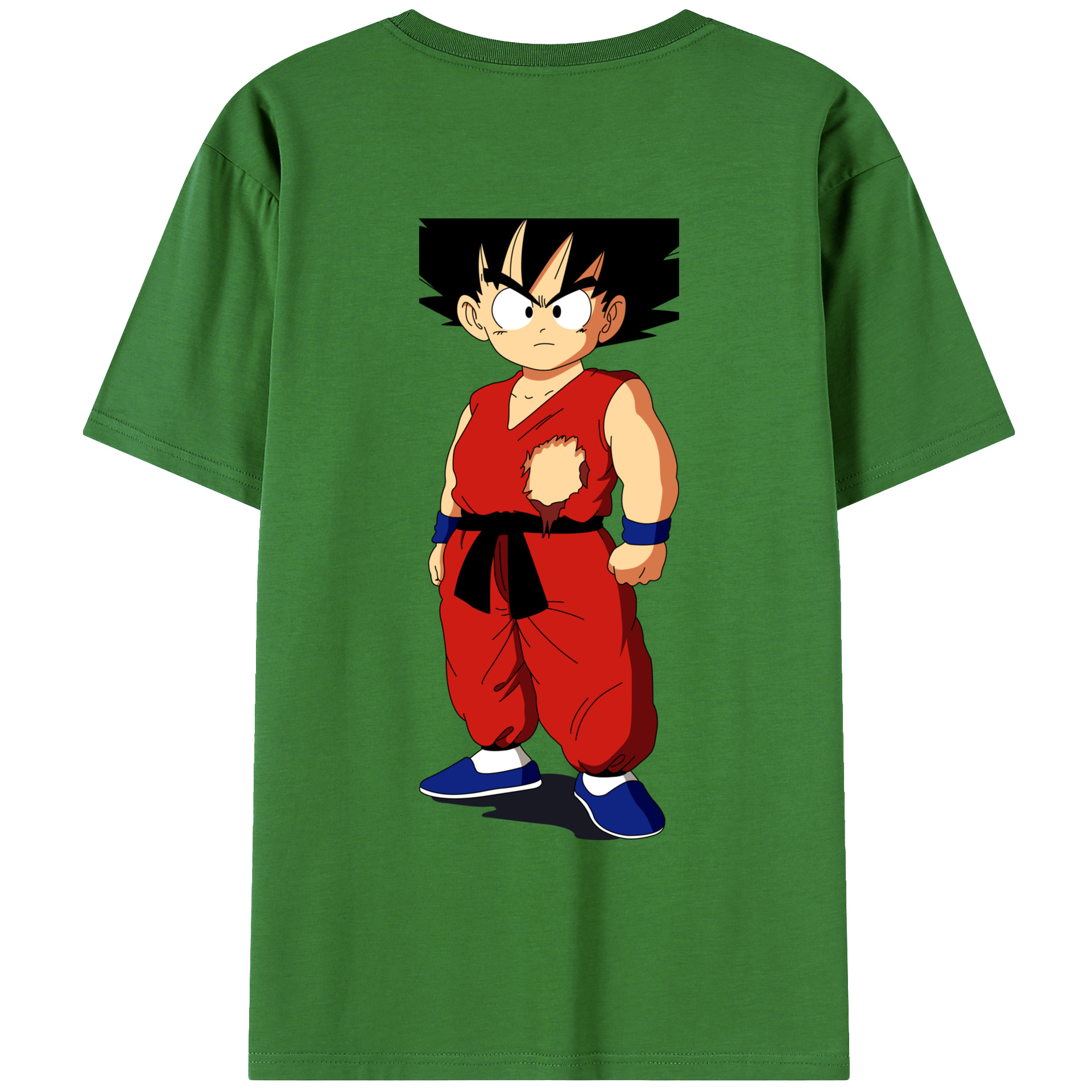 （画像用） ドラゴンボール 孫悟空（そん ごくう）Son Goku カカロット DRAGON BALL Kakarotto レディース半袖Tシャツ(バックプリント)